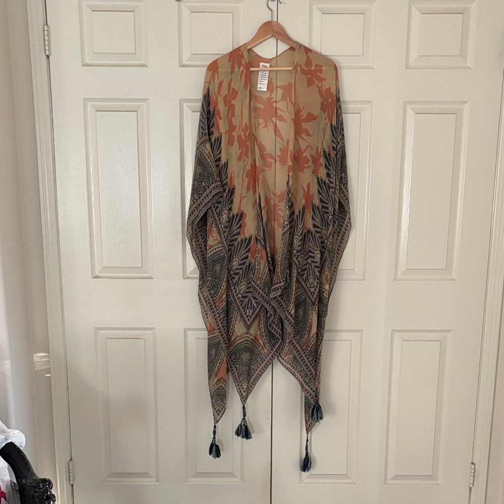 Anthropologie Multicolor Kimono Top